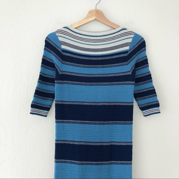 M.i.H. Gatineau Striped Merino Wool Blend Maxi Knit Dress - Picture 3 of 8